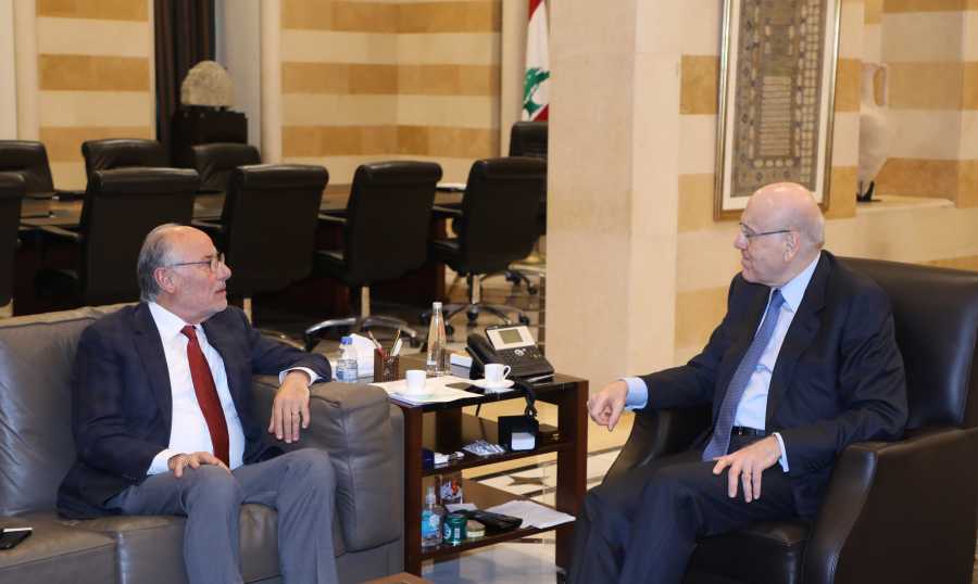 ميقاتي: الاتصالات الديبلوماسية جنّبت لبنان مخاطر الخطط الاسرائيلية لتوسيع الحرب